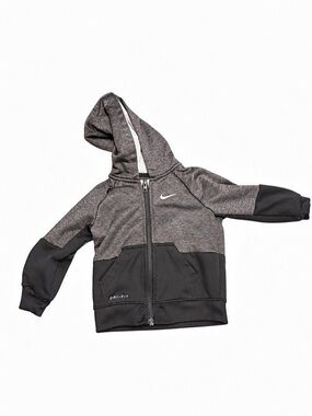 Nike Gray & Black Hooded Jacket